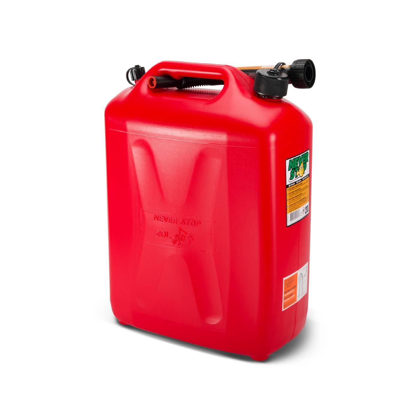 Plastic petrol can