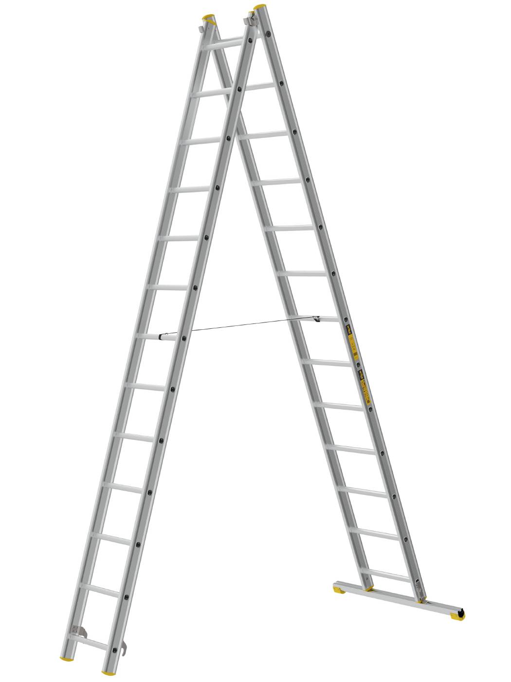 2-delt skydestige PROF W.steps Ladders