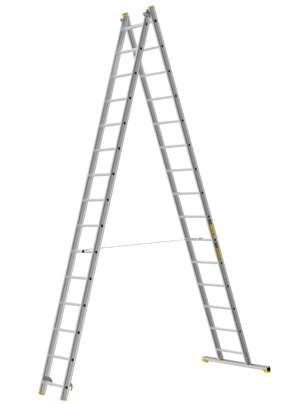 2-delt skydestige PROF W.steps Ladders