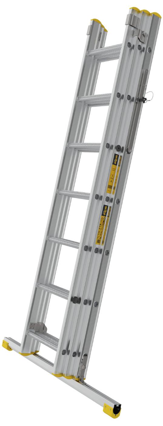 3-delt skydestige PROF W.steps Ladders