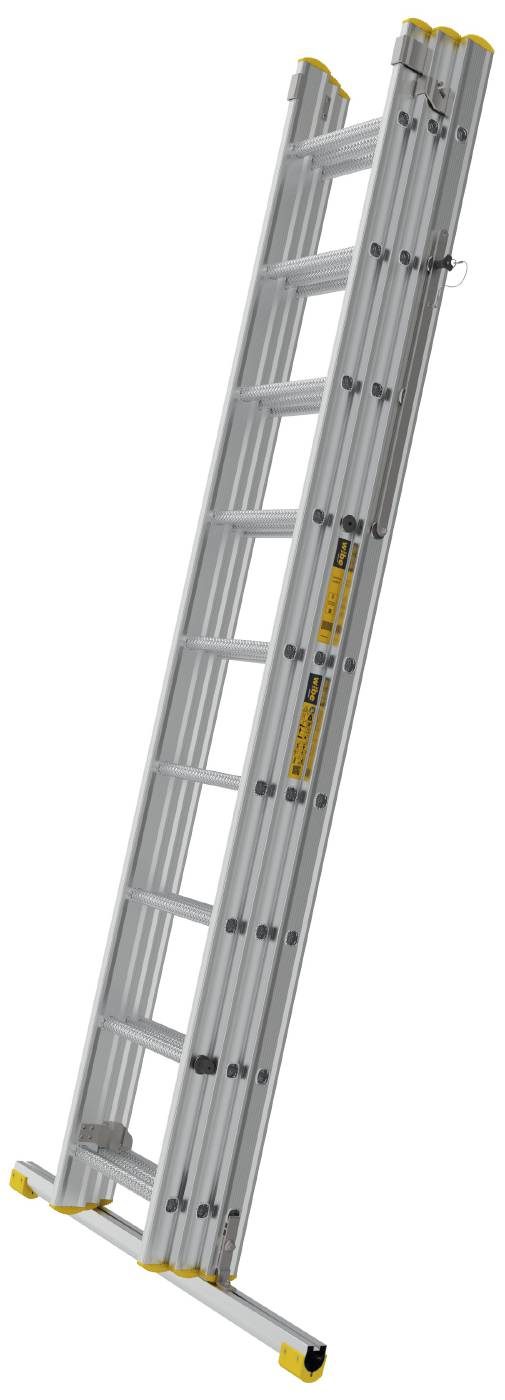 3-delt skydestige PROF W.steps Ladders