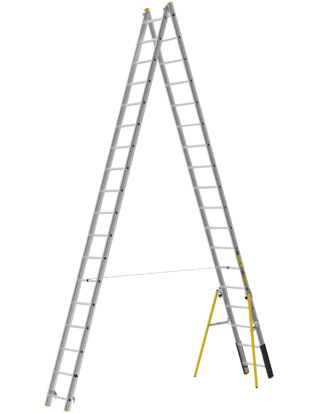 2-delt skydestige PROF+ W.steps Ladders