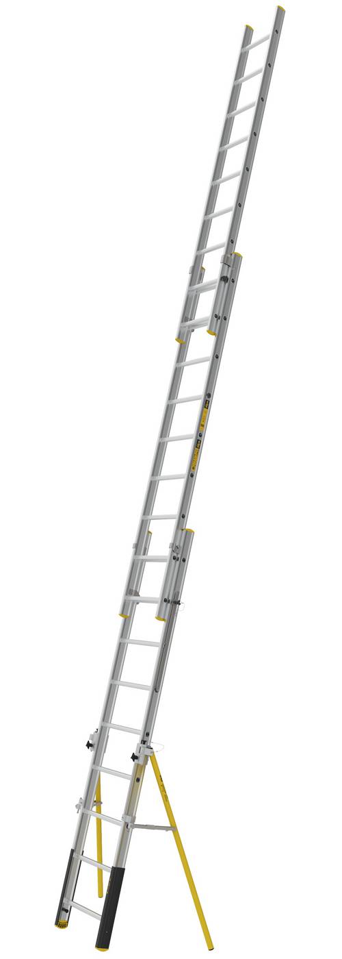 3-delt skydestige PROF+ W.steps Ladders