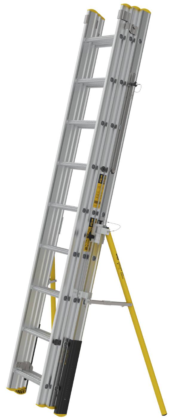 3-delt skydestige PROF+ W.steps Ladders