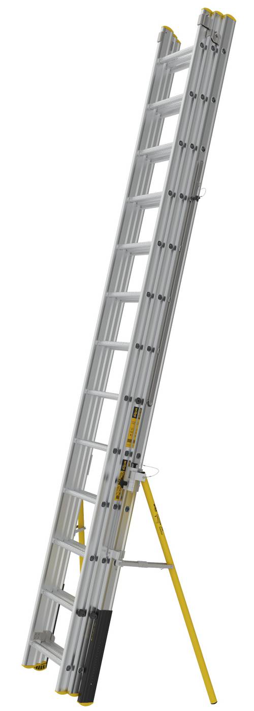 3-delt skydestige PROF+ W.steps Ladders