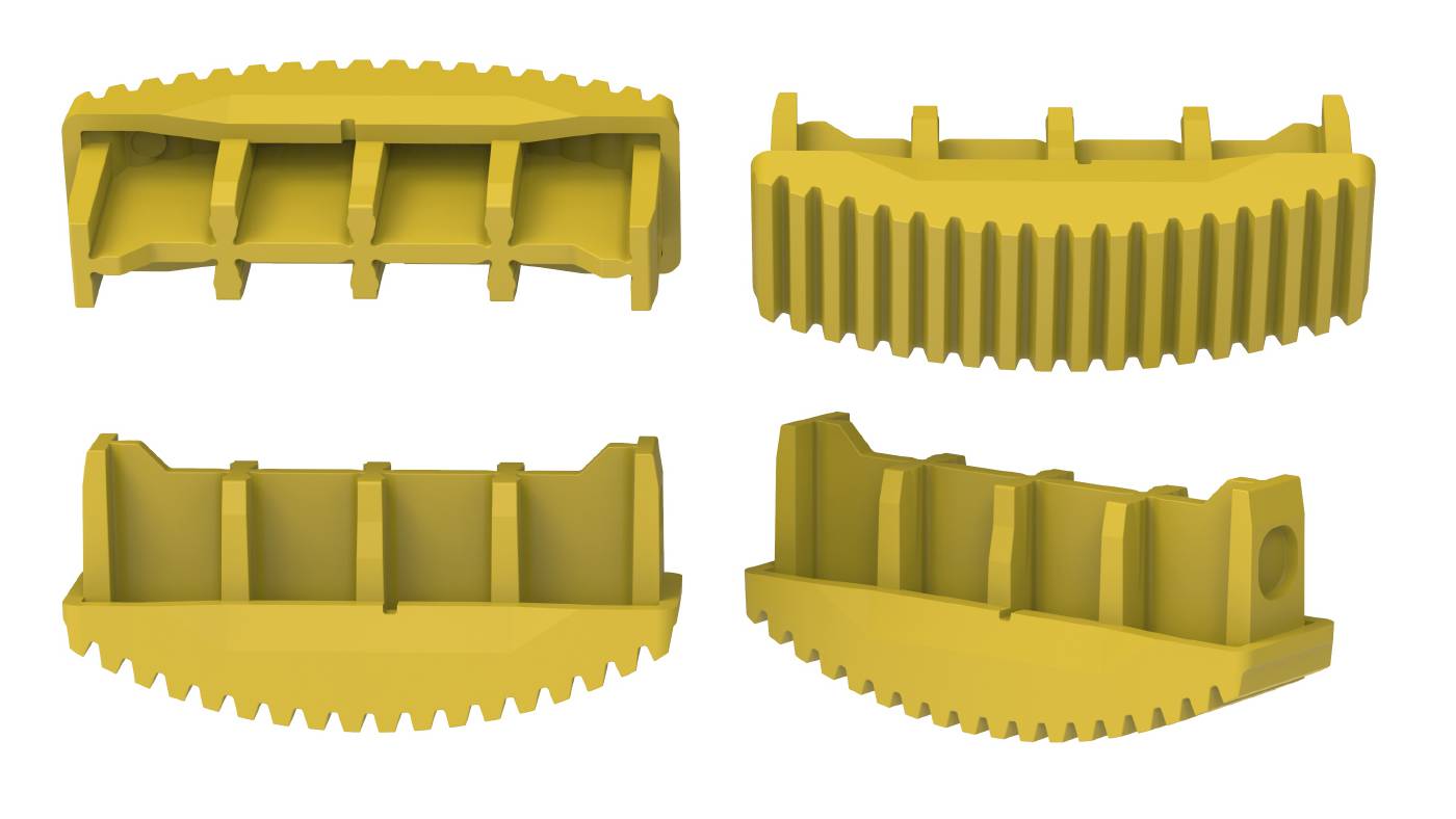 Anti-slip guards for single section, extending and modular ladders W.steps Ladders