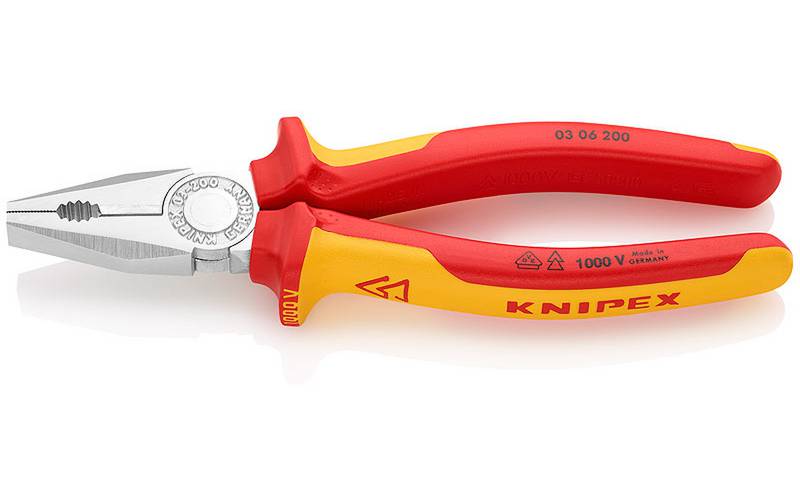 Combination pliers 1000-volt. Knipex 0306