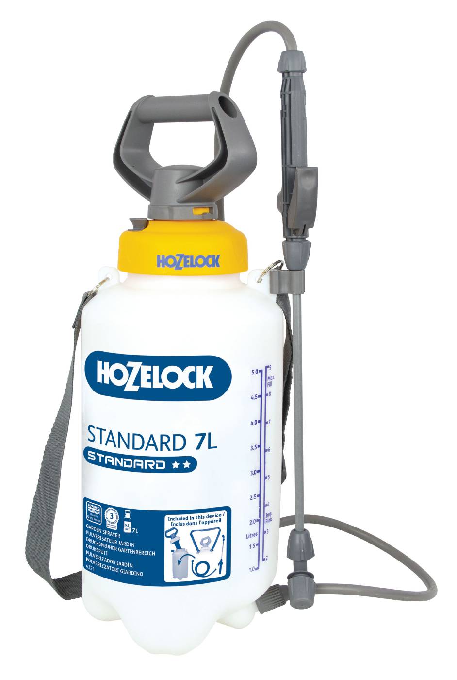 Tryckspruta 7L Hozelock
