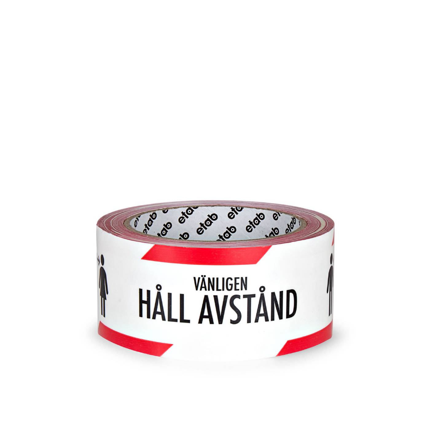 Varningstejp 'HÅLL AVSTÅND' ETAB 9243
