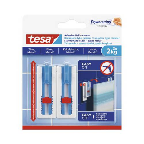 Adhesive nail canvas for tiles & metal Tesa