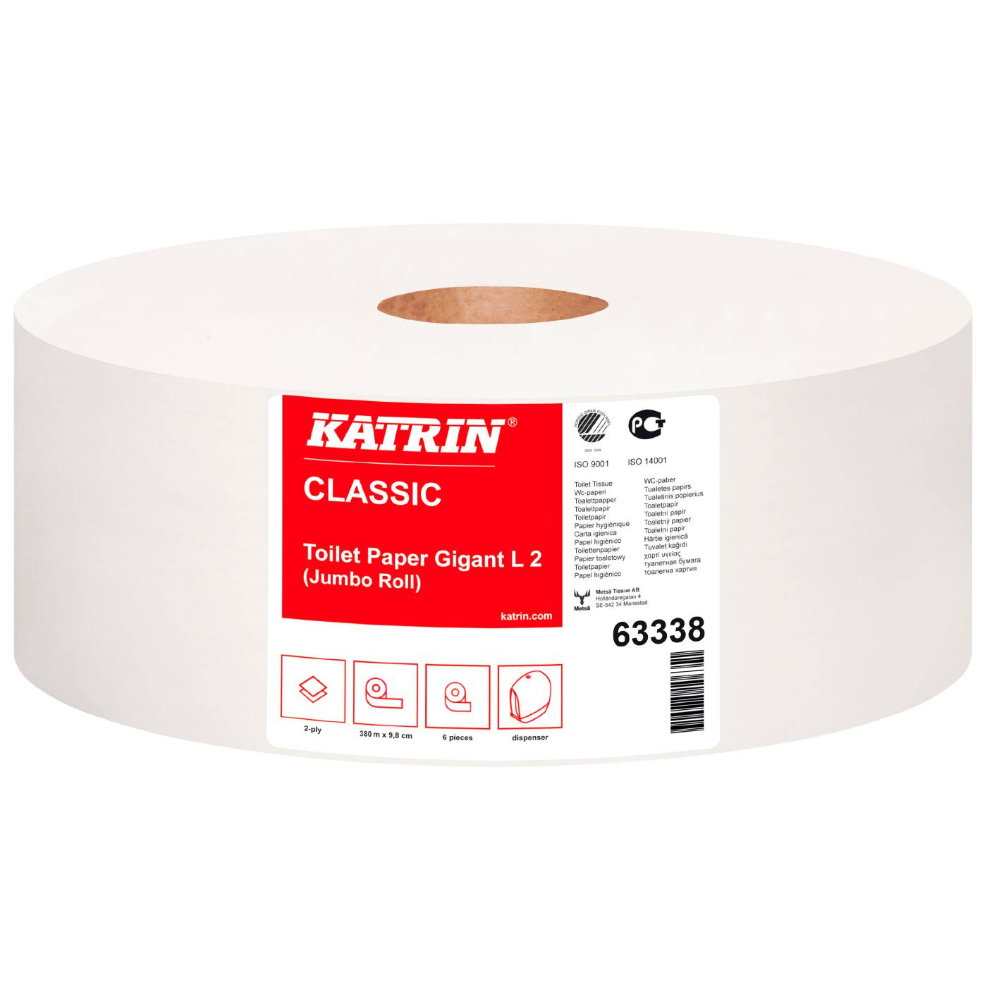Toilet paper Katrin Classic Gigant S2, M2, L2