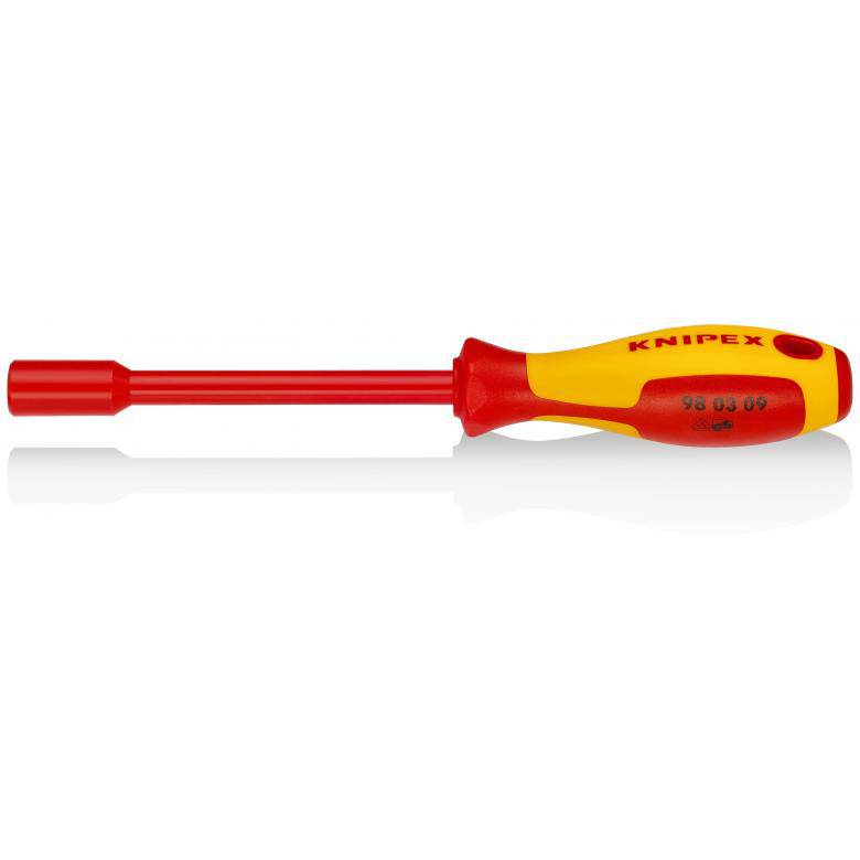 Pipenøkkel med skrutrekkerhåndtak 98 03 Knipex