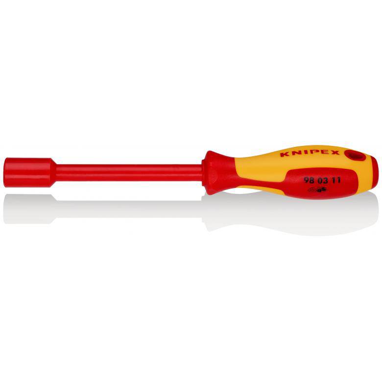 Pipenøkkel med skrutrekkerhåndtak 98 03 Knipex
