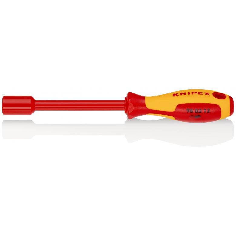 Pipenøkkel med skrutrekkerhåndtak 98 03 Knipex