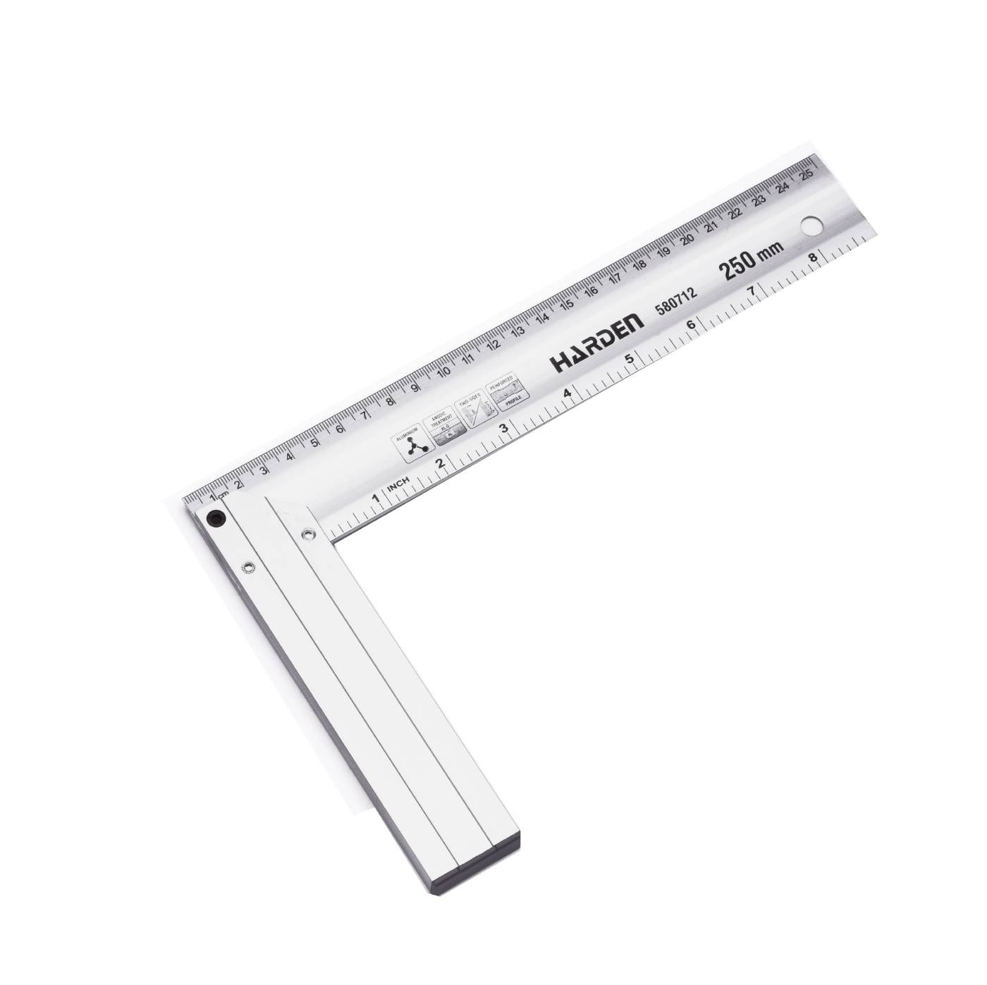 Aluminium square Harden