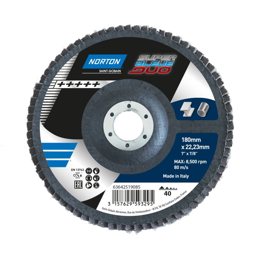 Flap disc Norton Super Bleue 4