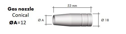 Tarvikkeet hitsauspolttimeen EVO PRO 15, 25, 24, 26, 36 Binzel