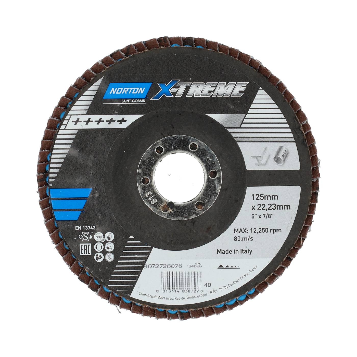 Flap disc Norton X-treme R860