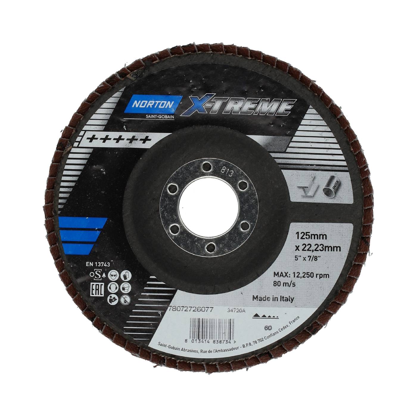 Flap disc Norton X-treme R860