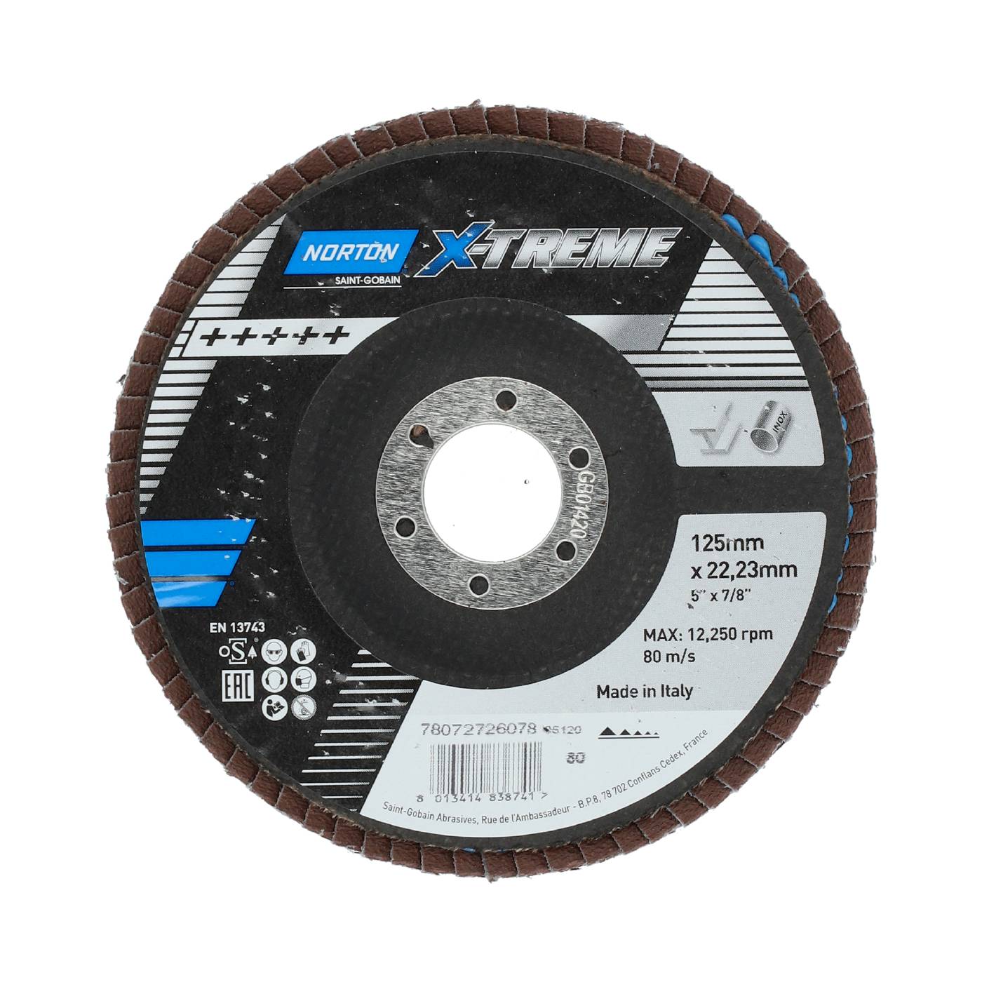 Flap disc Norton X-treme R860