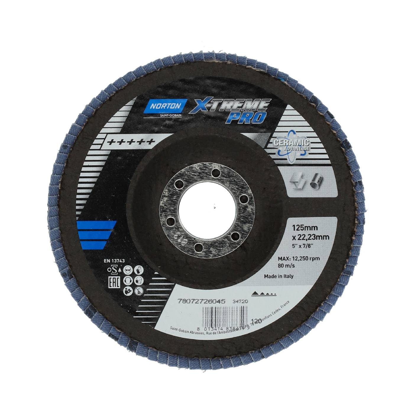 Flap disc Norton X-treme R860
