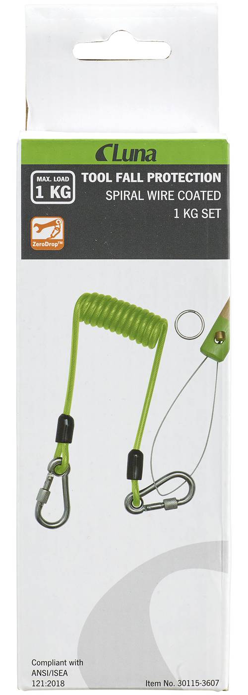Spiral wire plastic coated, set 1 kg