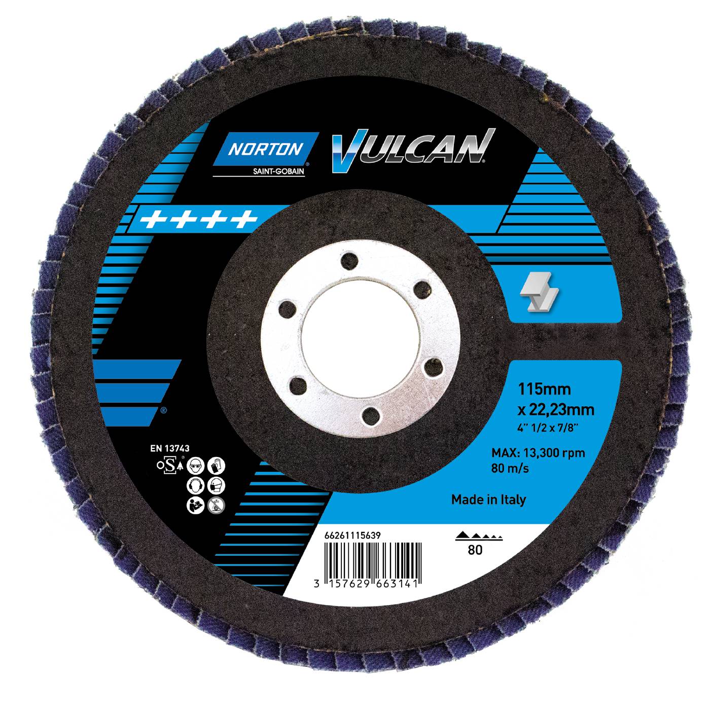 Flap discs Norton Vulkan Plastic