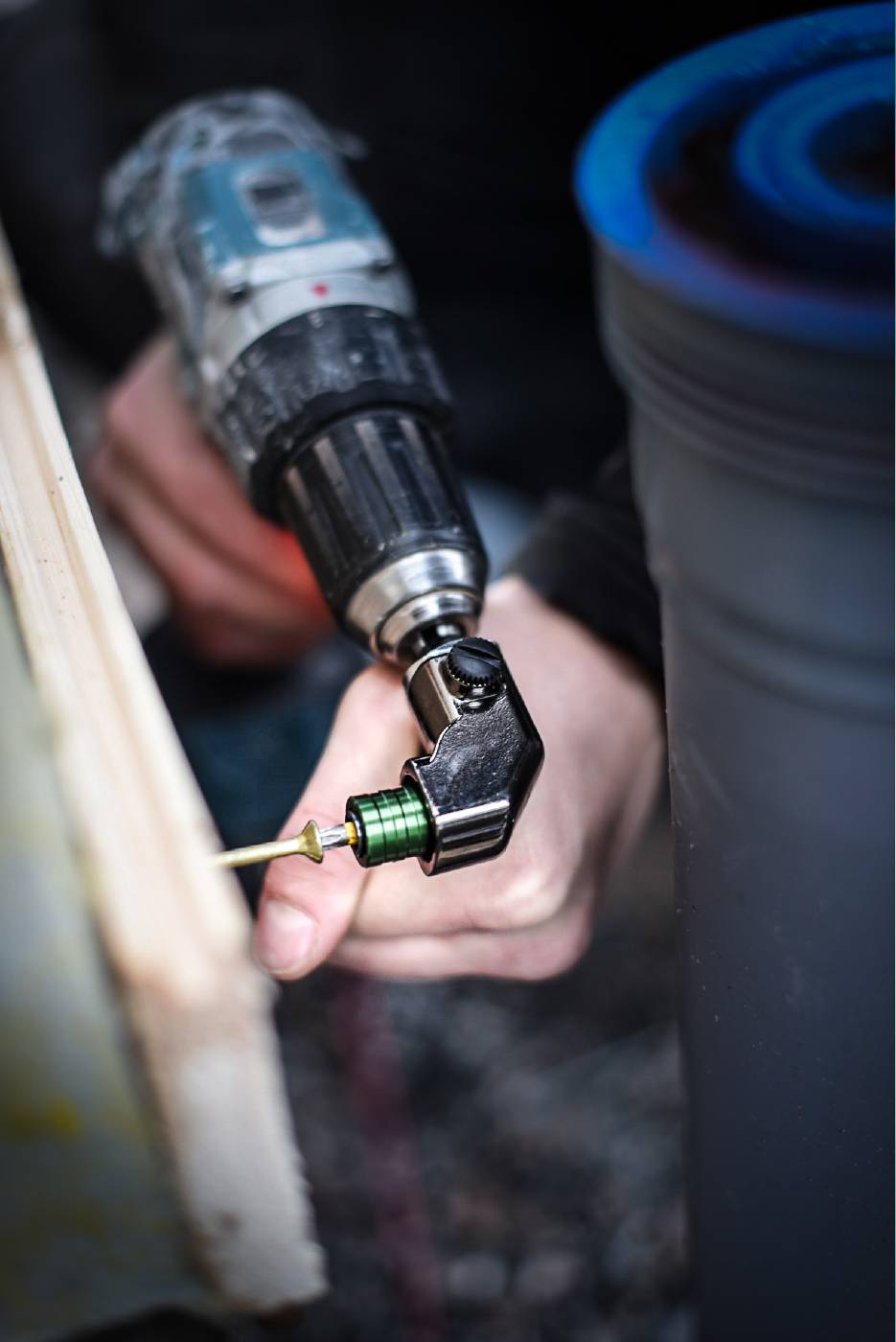 Angle drill attachment 1/4'' Luna