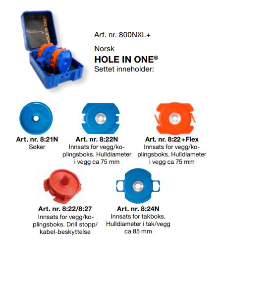 Magnetic centering device Hole-in-one 800NXL+ Original Norwegian
