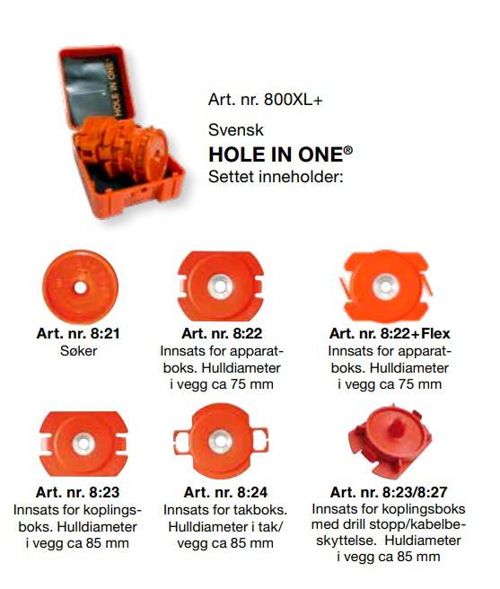 Magnetic centering device Hole-in-one 800XL+ Original Swedish