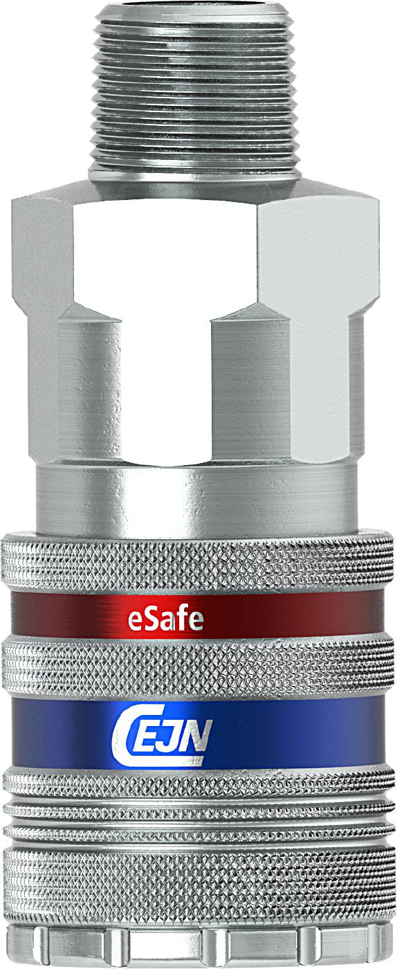 Snabbkoppling Tryckluft Serie 550 eSafe Cejn