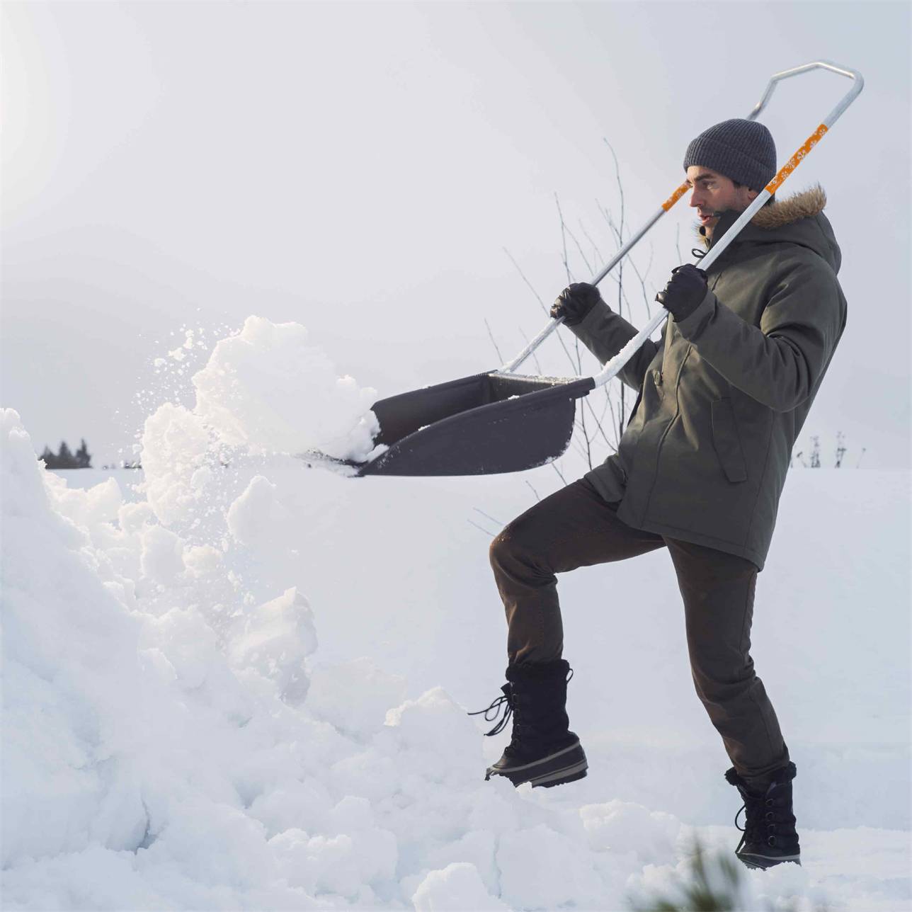 Snösläde Xpert med reflex Fiskars