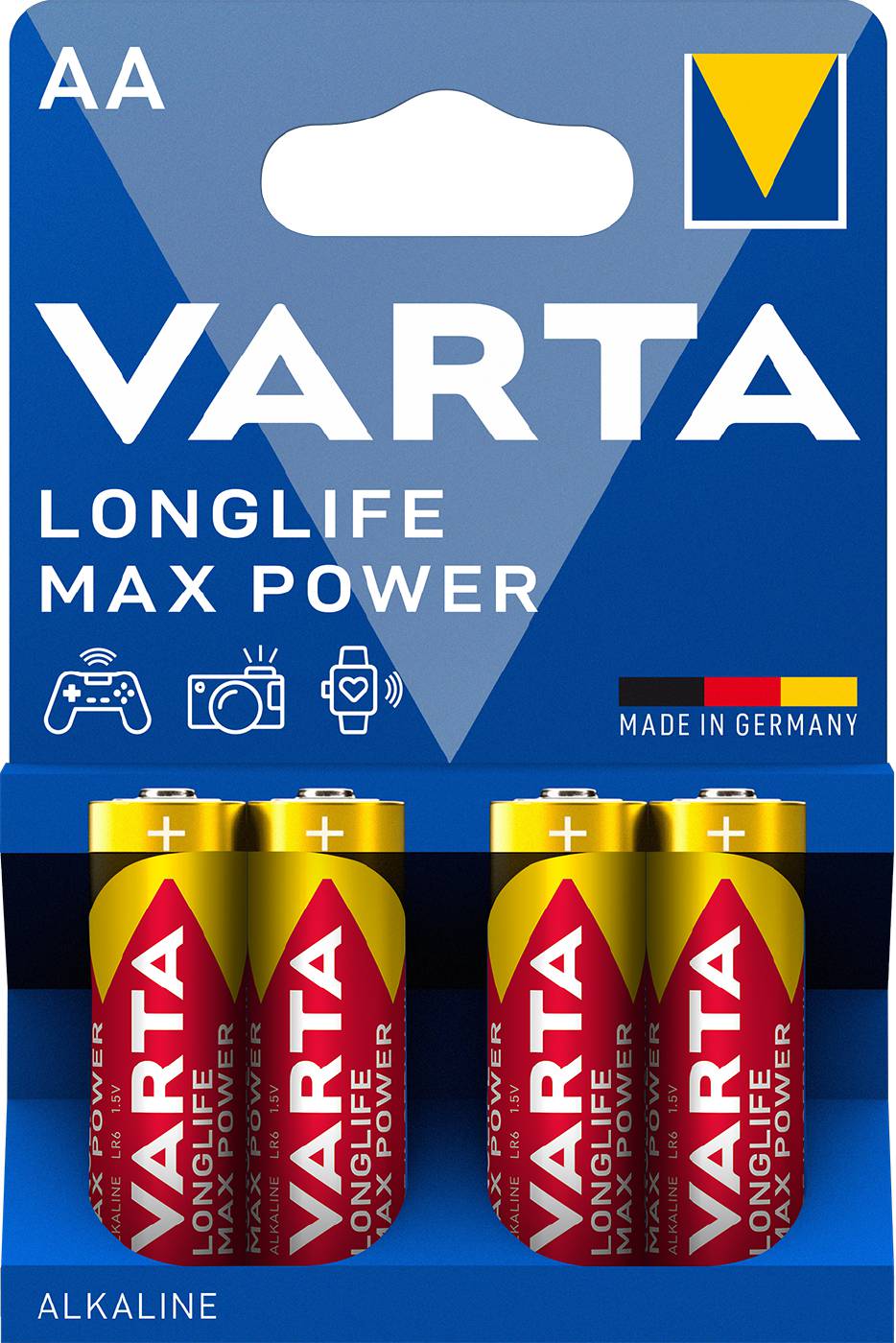 Alkaliska batterier Longlife Max Power