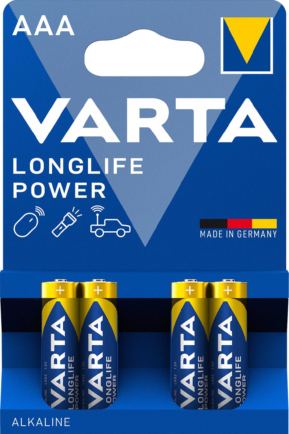 Alkaliska batterier Longlife Power