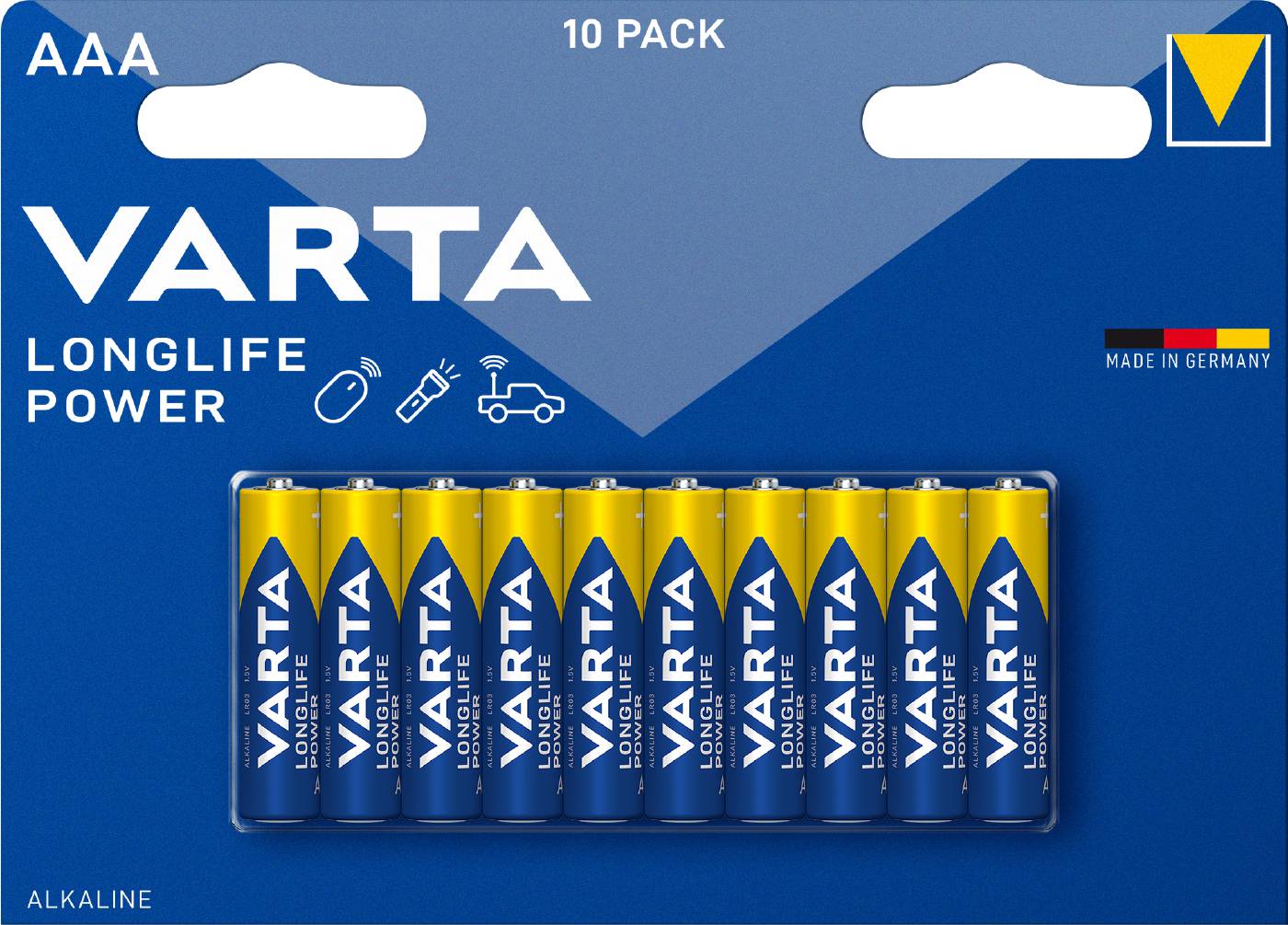 Alkaliska batterier Longlife Power