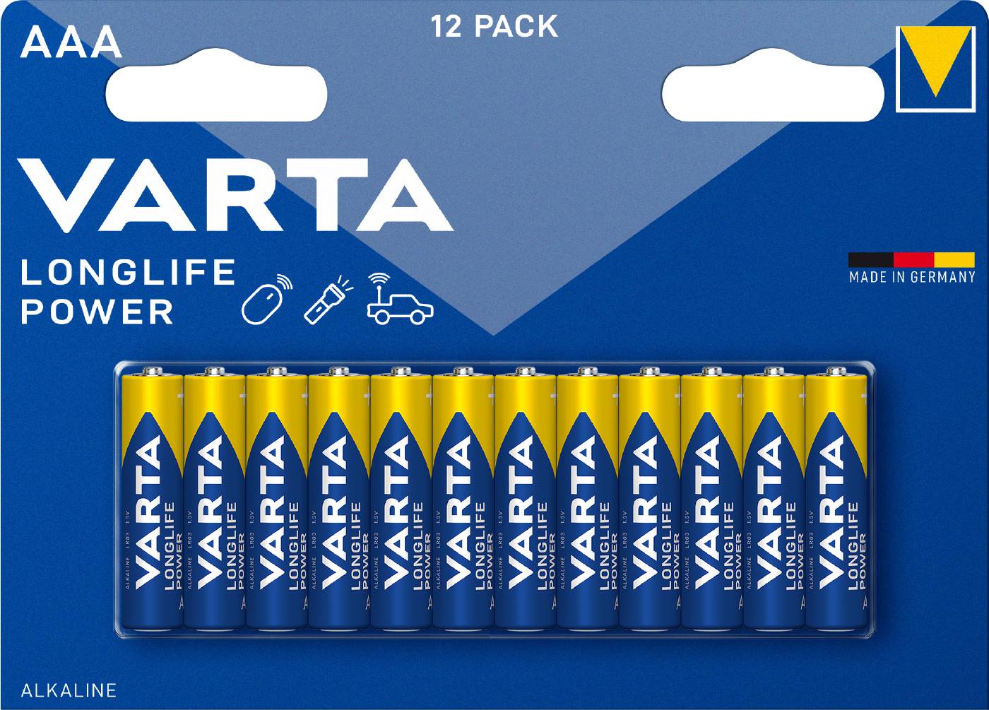 Alkaliska batterier Longlife Power
