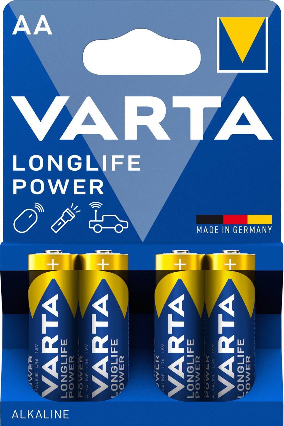 Alkaliska batterier Longlife Power
