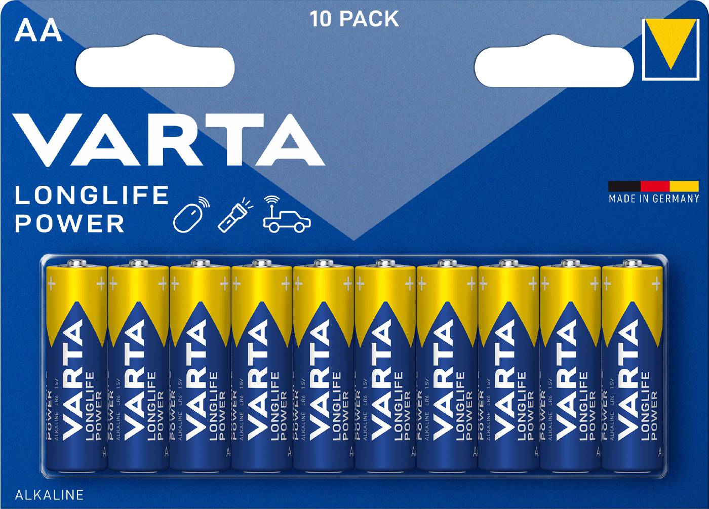 Alkaliska batterier Longlife Power