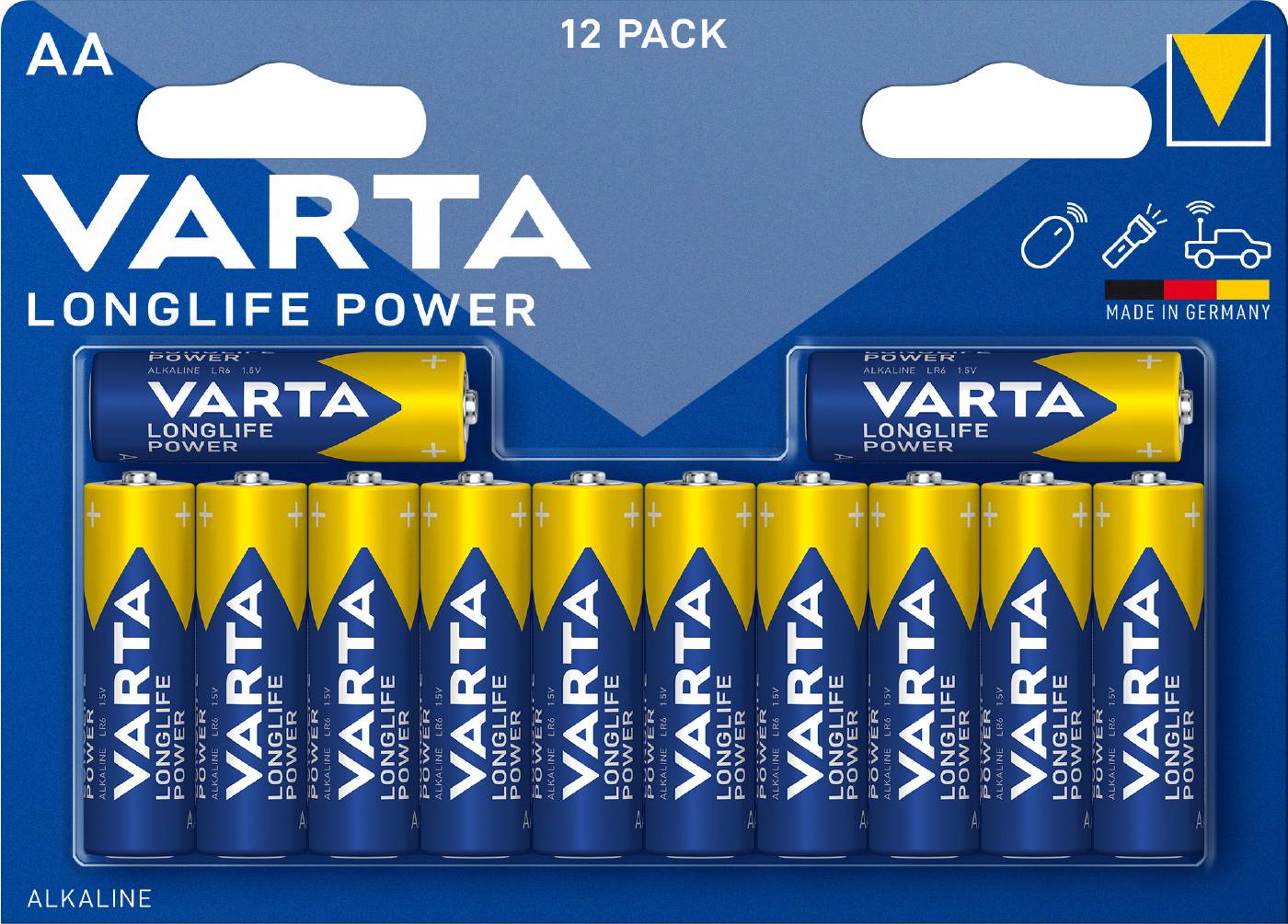 Alkaliska batterier Longlife Power