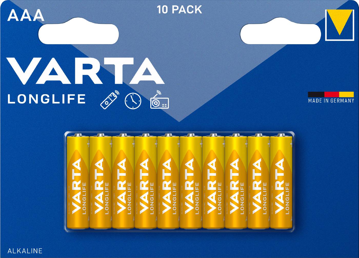 Alkaliska batterier Longlife