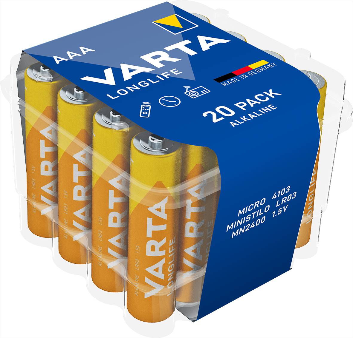 Alkaliska batterier Longlife
