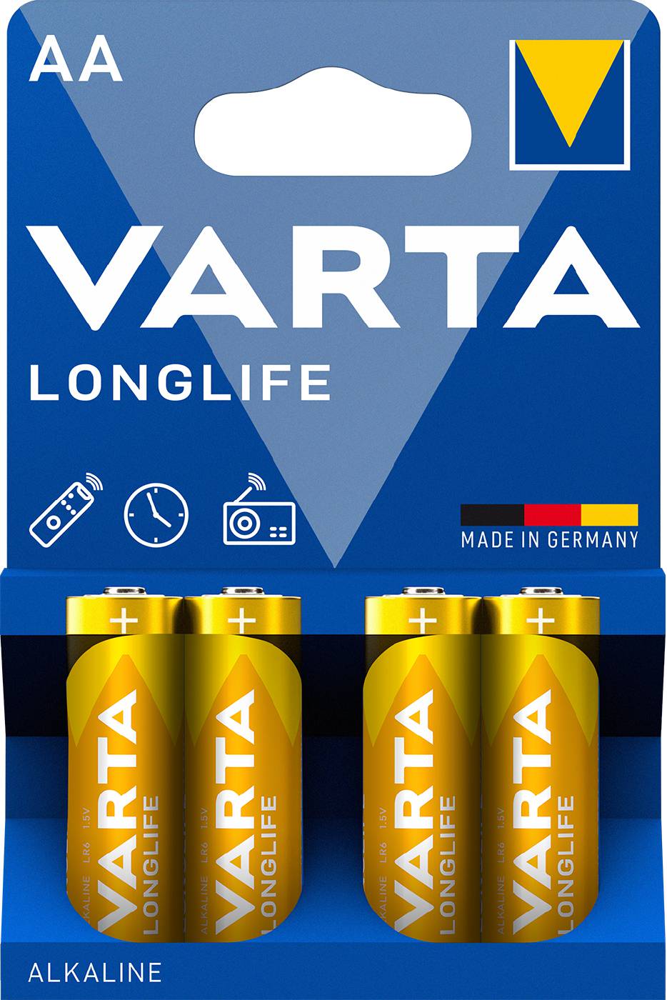 Alkaliska batterier Longlife