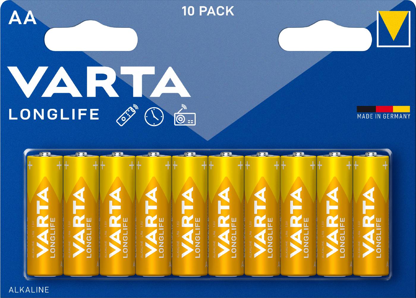 Alkaliska batterier Longlife