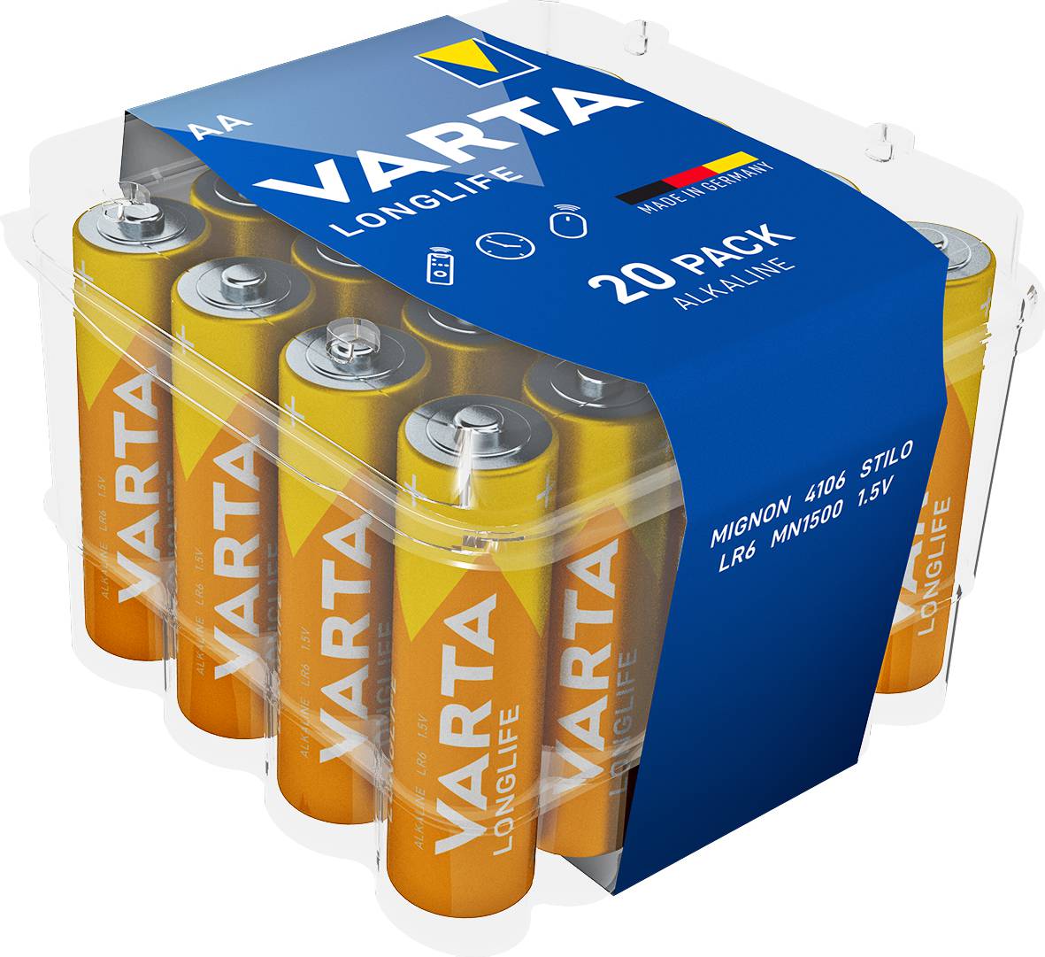 Alkaliska batterier Longlife