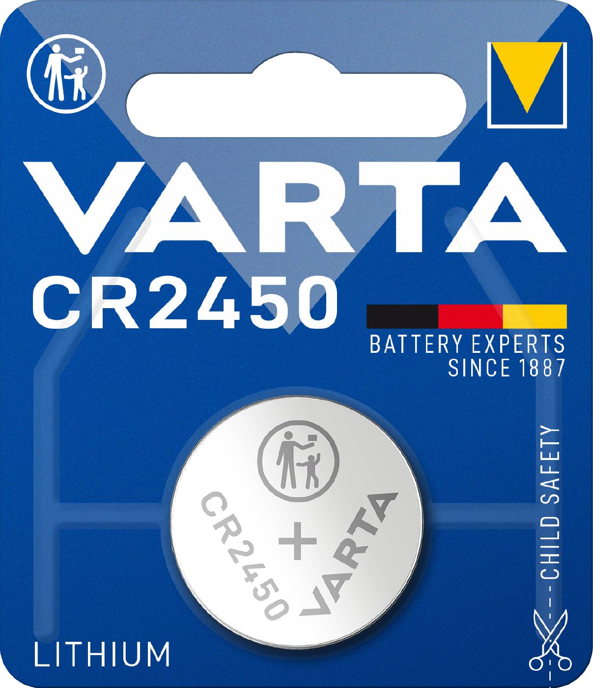 Knappceller litium Varta