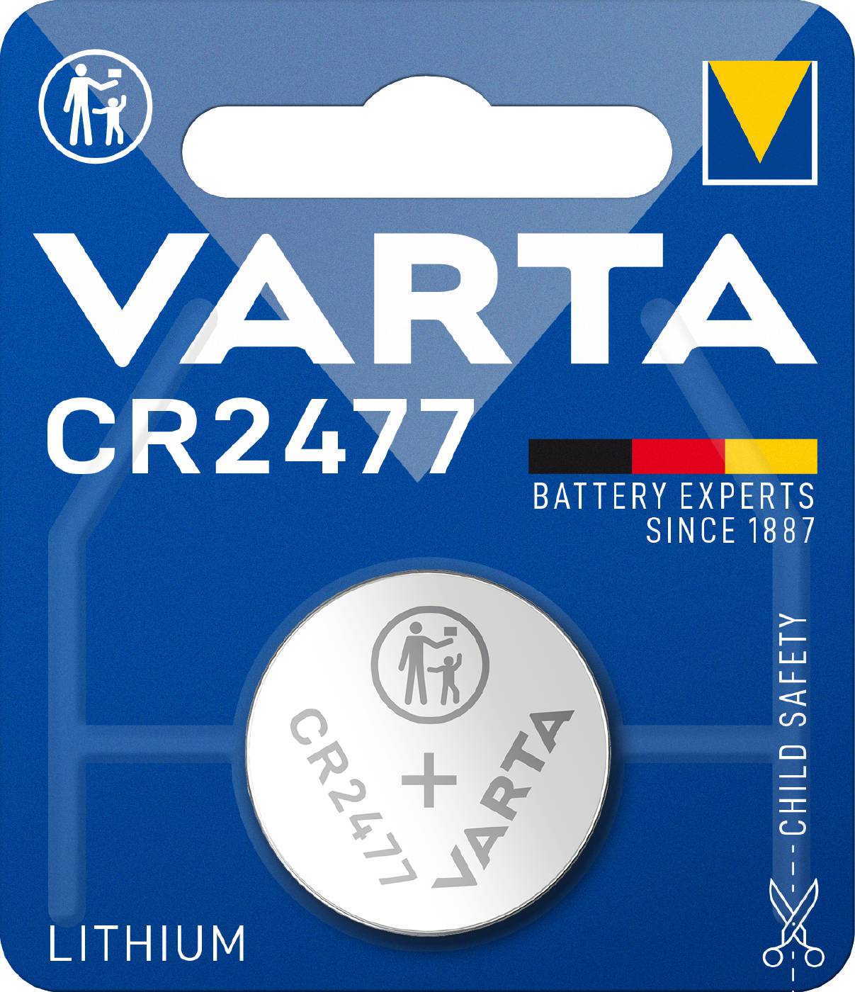 Knappceller litium Varta