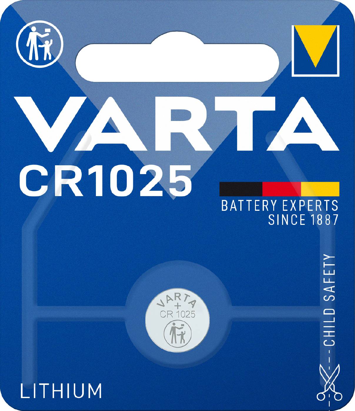 Knappceller litium Varta