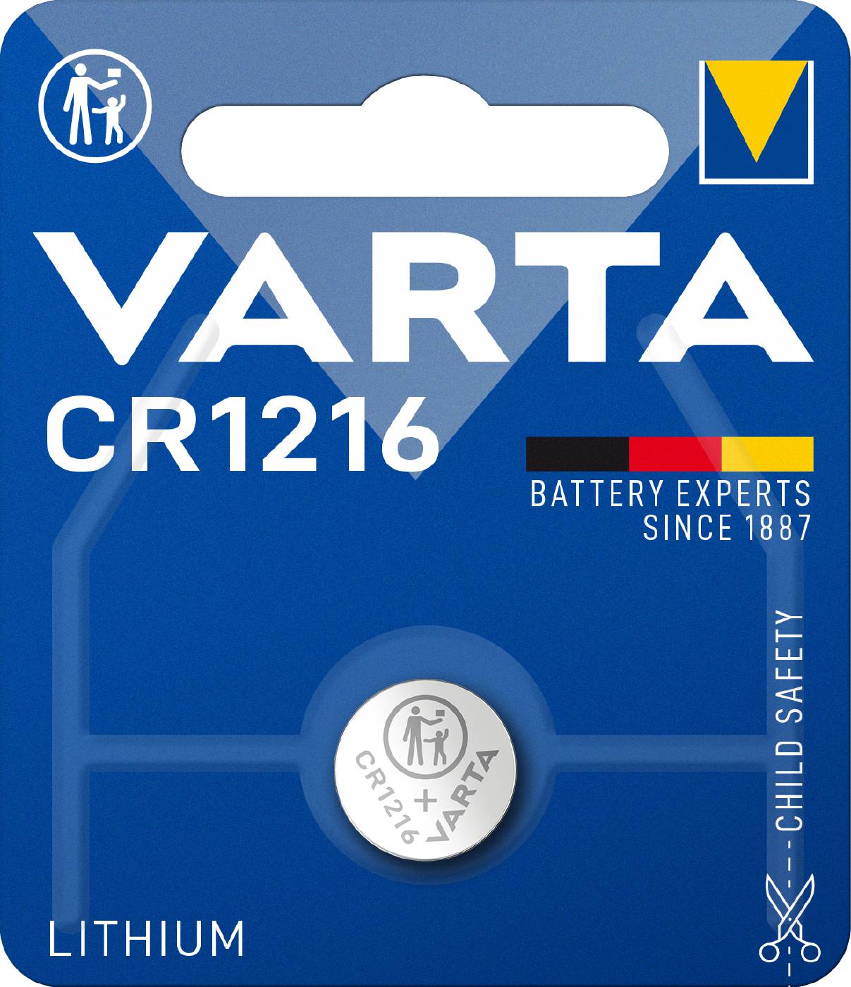 Knappceller litium Varta