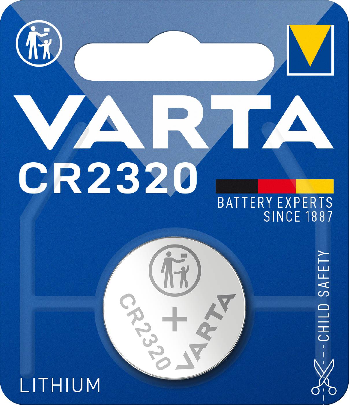 Knappceller litium Varta