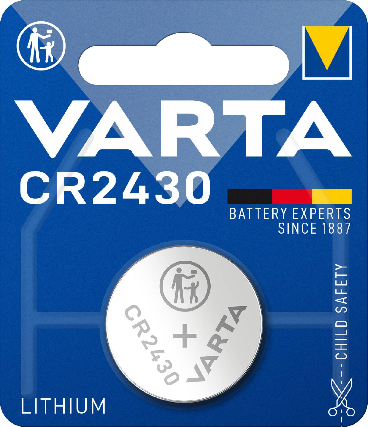 Knappceller litium Varta